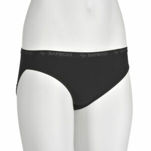 Ladies Bamboo Bikini Brief Black