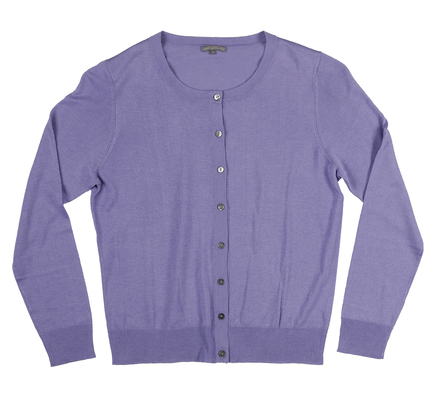 Luxurious Women's Bamboo Silk Cashmere Cardigan in Purple