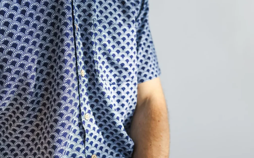 Kingstongrange Blue Bamboo Shirt