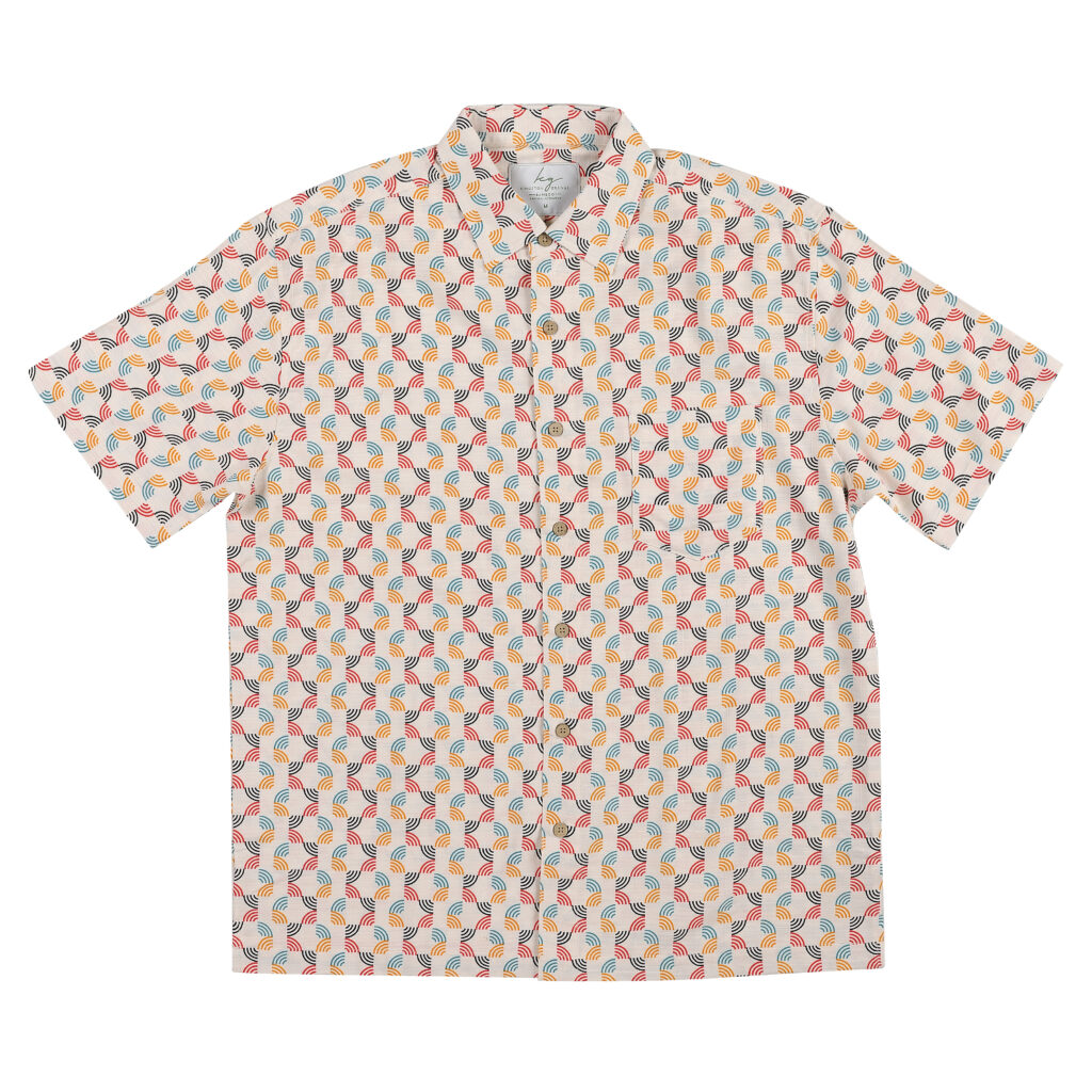 Men's Short Sleeve Bamboo Shirt Dimensions