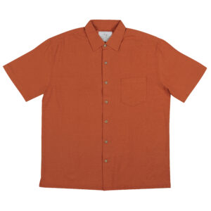 Men's Short Sleeve Bamboo Shirt - Ochre