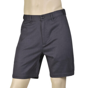 Men'S Bamboo Chino Short Navy (With Hidden Elastic Waist)