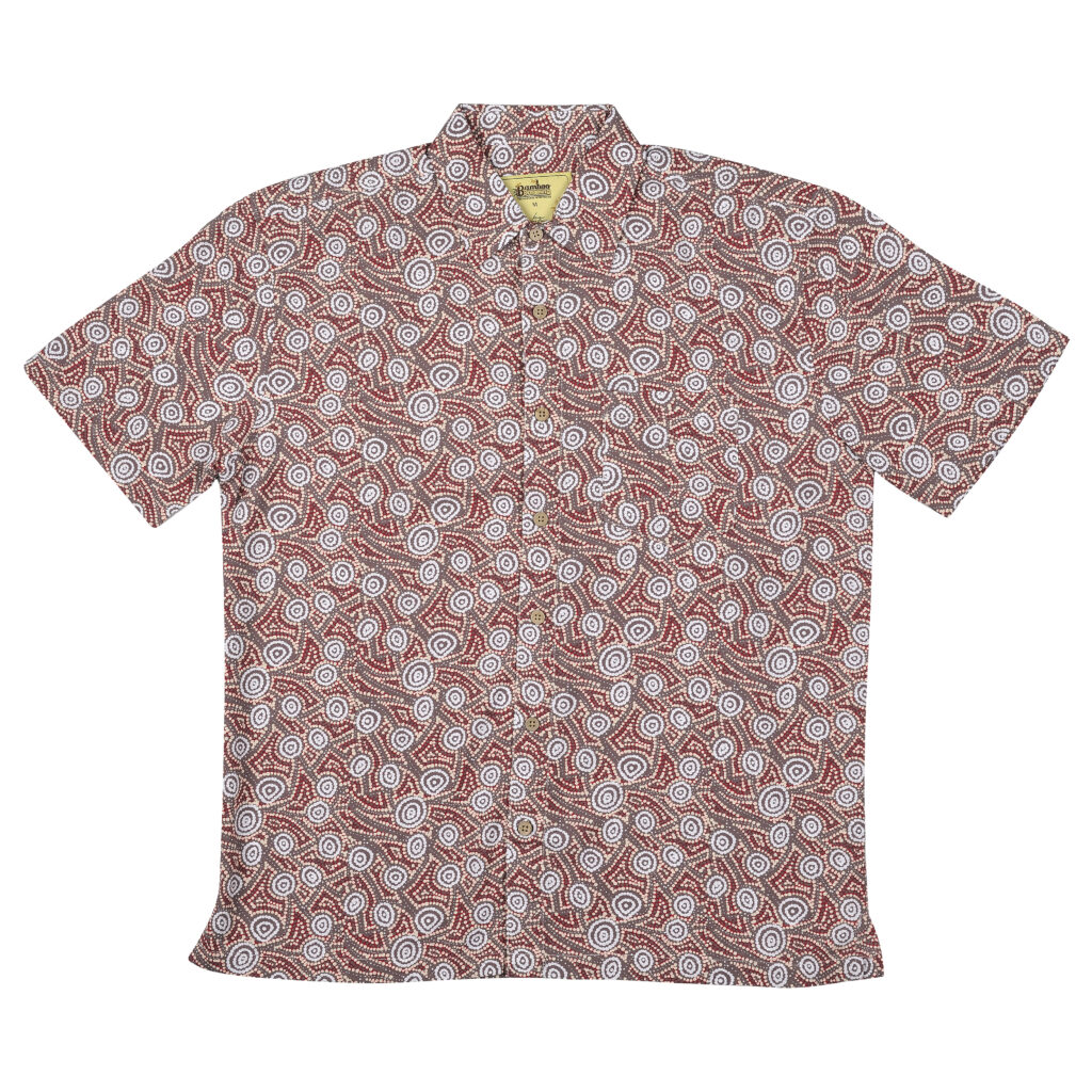 Mens Bamboo Shirt Goanna